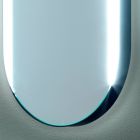 Oval Bathroom Mirror with Side Lights Made in Italy - Albert Viadurini