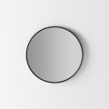 Backlit Wall Mirror with Black Frame Made in Italy - Riflessi