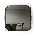 Square Mirror with Wooden Frame, Made in Italy - Vespera