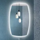 Perimeter LED Backlit Mirror Made in Italy - Sleep Viadurini