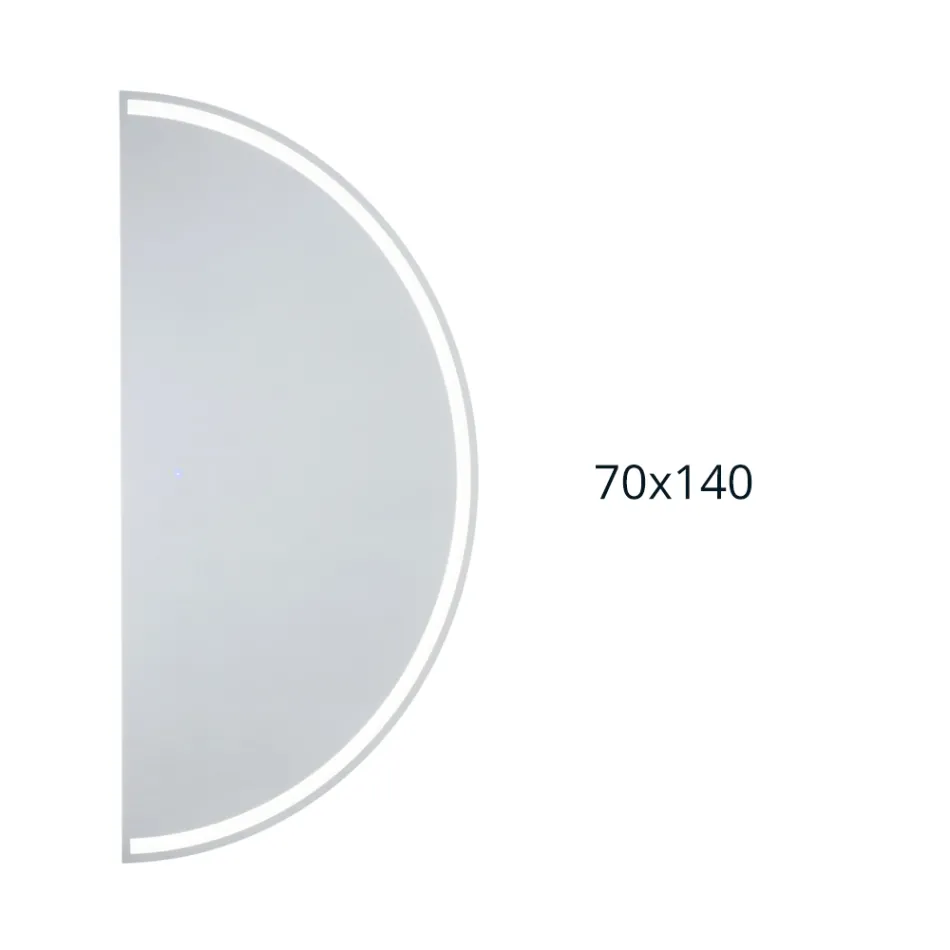 Backlit Mirror with Continuous LED Stripe - Excelsior Viadurini