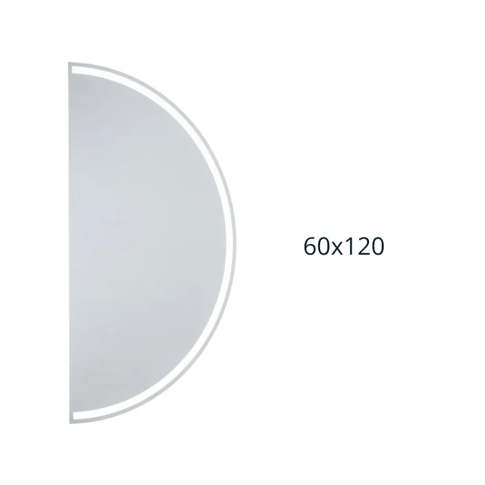 Backlit Mirror with Continuous LED Stripe - Excelsior Viadurini