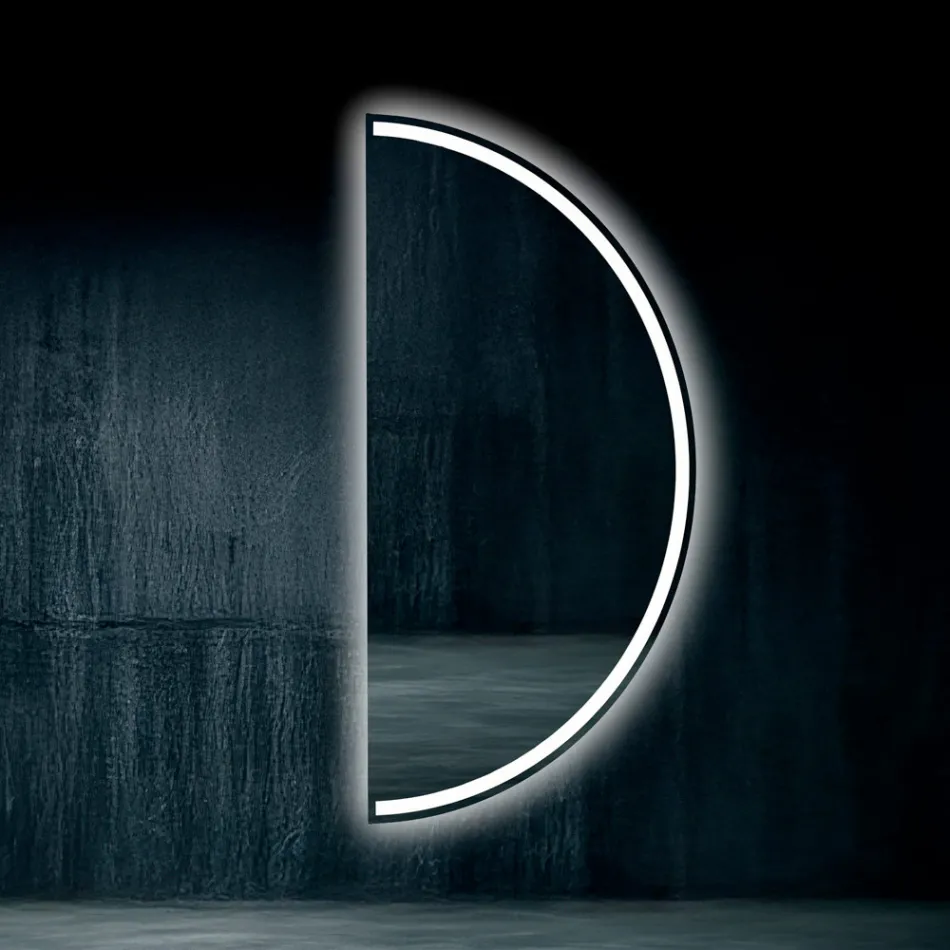 Backlit Mirror with Continuous LED Stripe - Excelsior Viadurini