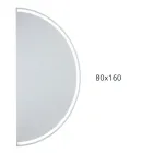 Backlit Mirror with Continuous LED Stripe - Excelsior Viadurini