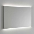 Backlighting Wall Mirror with Stainless Steel Frame Made in Italy - Tundra