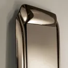 Rectangular Mirror with Cast Crystal Frame Made in Italy - Belinda Viadurini