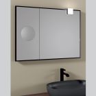 Rectangular Wooden Mirror and Magnifying Mirror Made in Italy - Curie Viadurini