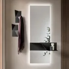 Rectangular Glass Mirror Backlit with LEDs Made in Italy - Solen Viadurini