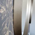 Round Wall Mirror with Bronze, Black, Platinum or Copper Frame - Renga Viadurini