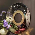 Round mirror of modern design made in Italy Aris Viadurini