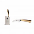 Curved Paring Knife with Block, Berti Exclusive for Viadurini - Pianoro