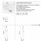 Luminous Statue Floor Design with Led Light for Indoor - Penelope by Myyour Viadurini