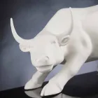 Handmade Ceramic Bull-Shaped Figurine Made in Italy - Bulino Viadurini