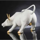Handmade Ceramic Bull-Shaped Figurine Made in Italy - Bulino Viadurini