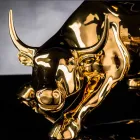 Handmade Ceramic Bull-Shaped Figurine Made in Italy - Bulino Viadurini