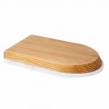 Cutting Board and Kitchen Accessories in Marble, Wood and Steel Luxury Design - Icaro