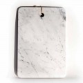 Made in Italy Design Cutting Board in Carrarra White Marble - Masha