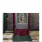 Leather mat for Fireplace / Stove Virgilio Made in Italy Viadurini