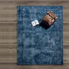 Living room carpet in Cotton, Viscose and Wool Produced on a manual loom - Melita Viadurini