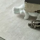 Modern Living Room Rug in Cotton and Viscose, Hand Woven - Silky Viadurini