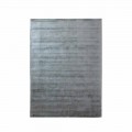 Modern Living Room Rug in Cotton and Viscose, Hand Woven - Silky