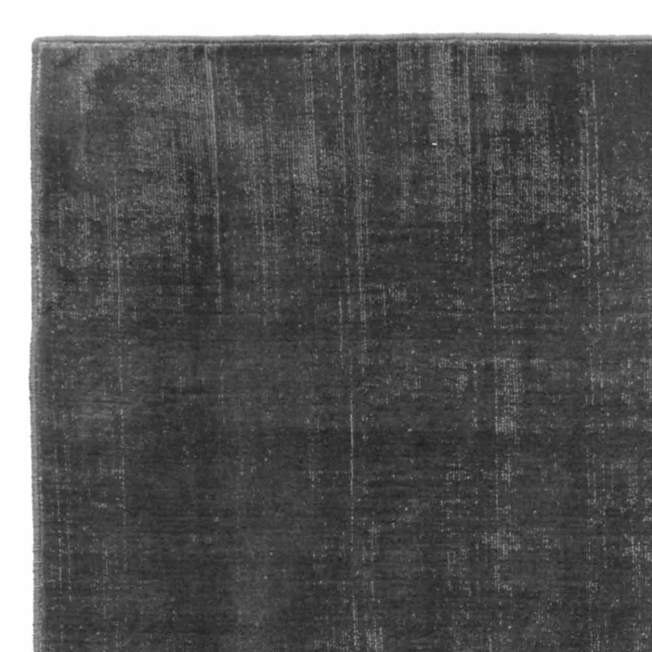 Rectangular Living Room Carpet in Viscose, High Quality Made in Italy - Stephan Viadurini