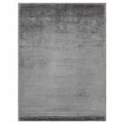 Colored and Modern Design Carpet in Silk and Cotton 2 Dimensions - Zefiro Viadurini