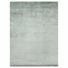 Colored and Modern Design Carpet in Silk and Cotton 2 Dimensions - Zefiro Viadurini