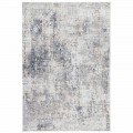 Design Beige Carpet with Drawing in Viscose and Polyester - Occitania