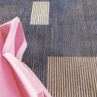 Handmade Modular Colored Viscose Rug Woven in India - Gilberto Viadurini