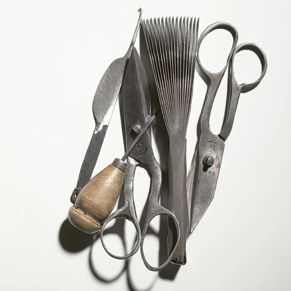 Handmade Modular Colored Viscose Rug Woven in India - Gilberto Viadurini