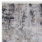 Gray Beige Anti-Slip Rug in Viscose and Acrylic with Design - President Viadurini