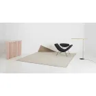 Viscose and Cotton Rug with Colored Fringes in Silk Modern Design - Garbino Viadurini