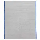 Viscose and Cotton Rug with Colored Fringes in Silk Modern Design - Garbino Viadurini