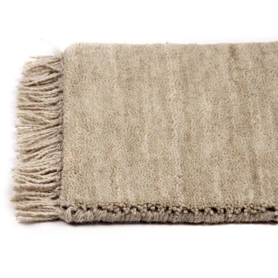 Modern Living Room Rug of Versatile Design in 100% Wool - Pepita Viadurini