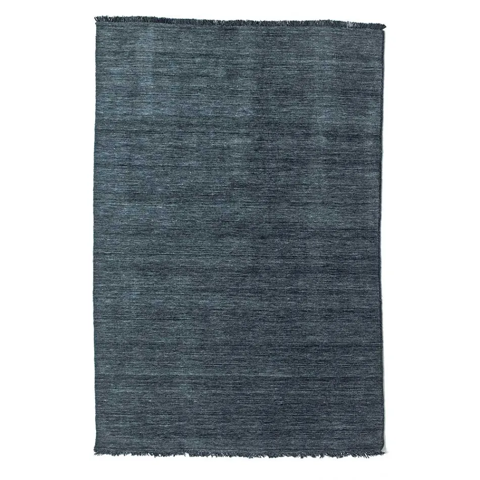 Modern Living Room Rug of Versatile Design in 100% Wool - Pepita Viadurini
