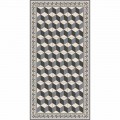 Modern Living Room Carpet in Pvc and Polyester with Geometric Pattern - Romio
