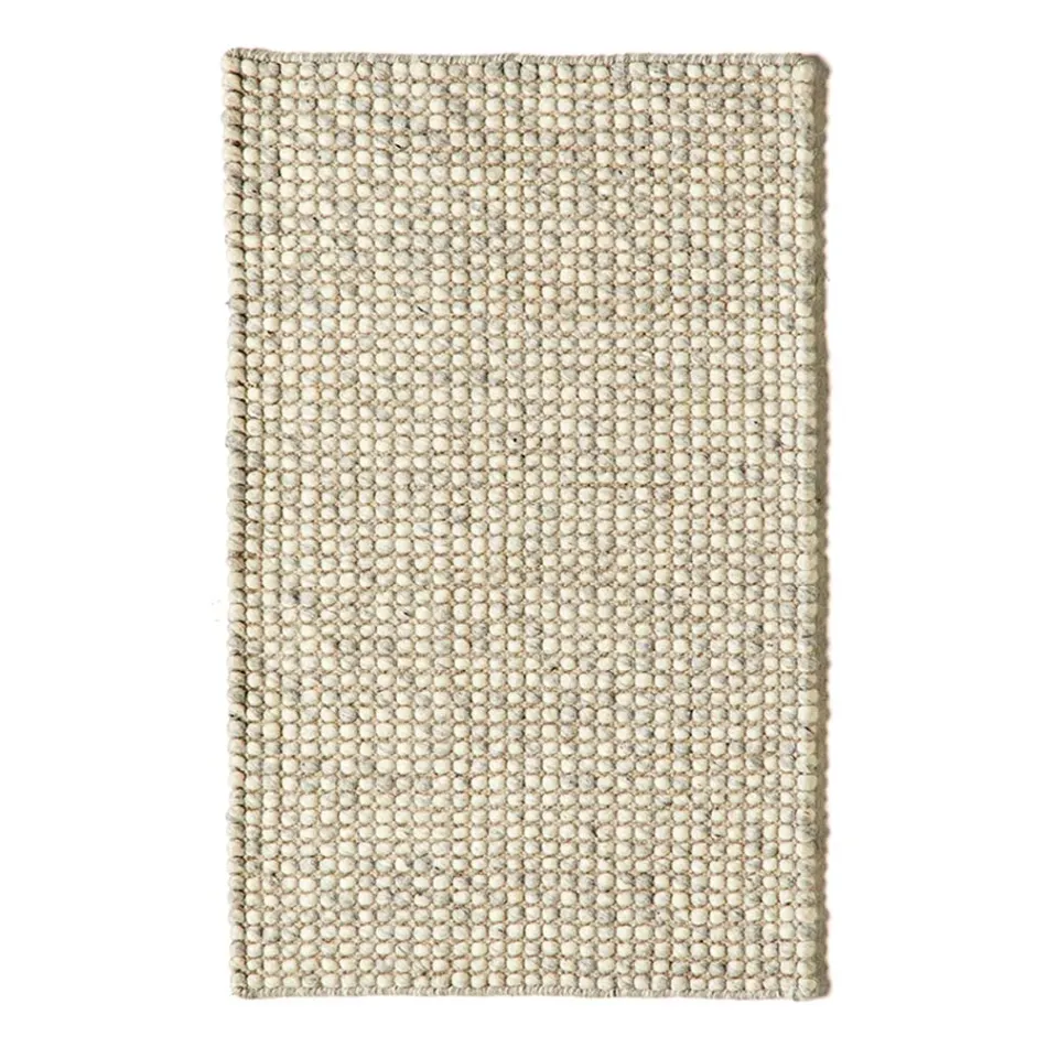 Modern Hand-Woven Wool and Cotton Carpet for the Living Room - Relict Viadurini