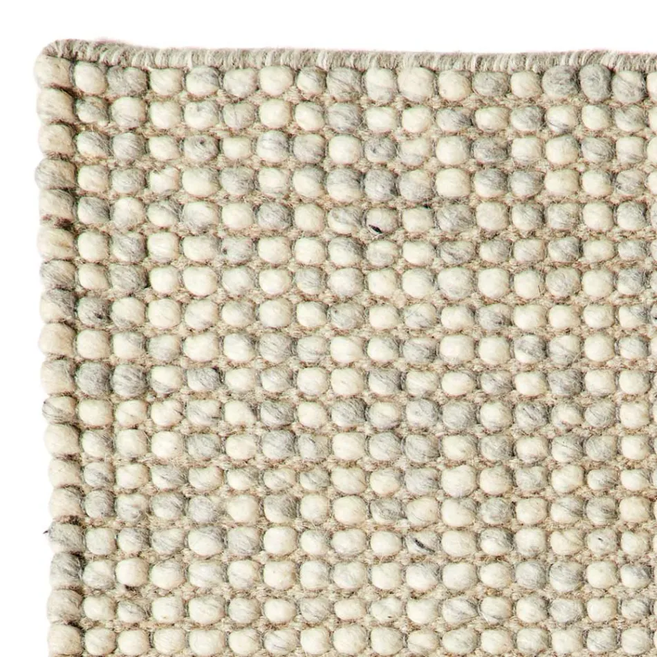Modern Hand-Woven Wool and Cotton Carpet for the Living Room - Relict Viadurini