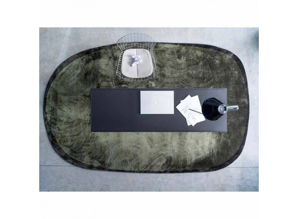 Oval Living Room Carpet in Polyamide with Digital Print - Palmer Viadurini