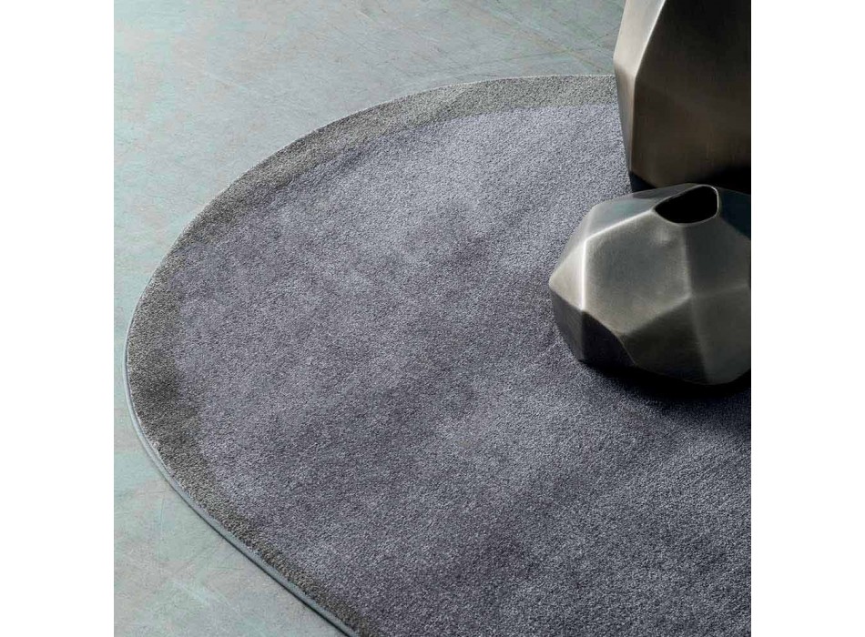Oval Living Room Carpet in Polyamide with Digital Print - Palmer Viadurini