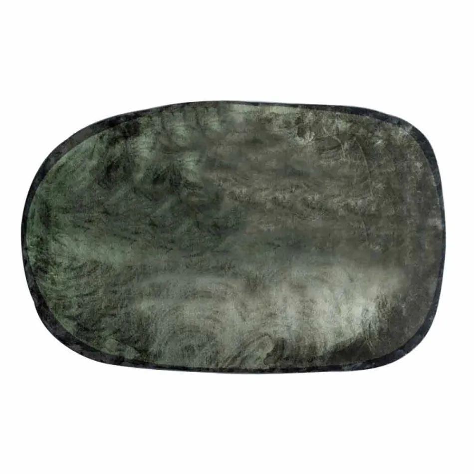 Oval Living Room Carpet in Polyamide with Digital Print - Palmer Viadurini