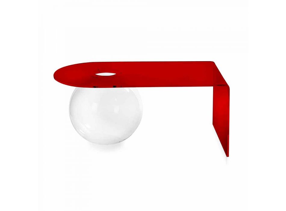 Modern plexiglass bridge table made in Italy, Bolly Viadurini