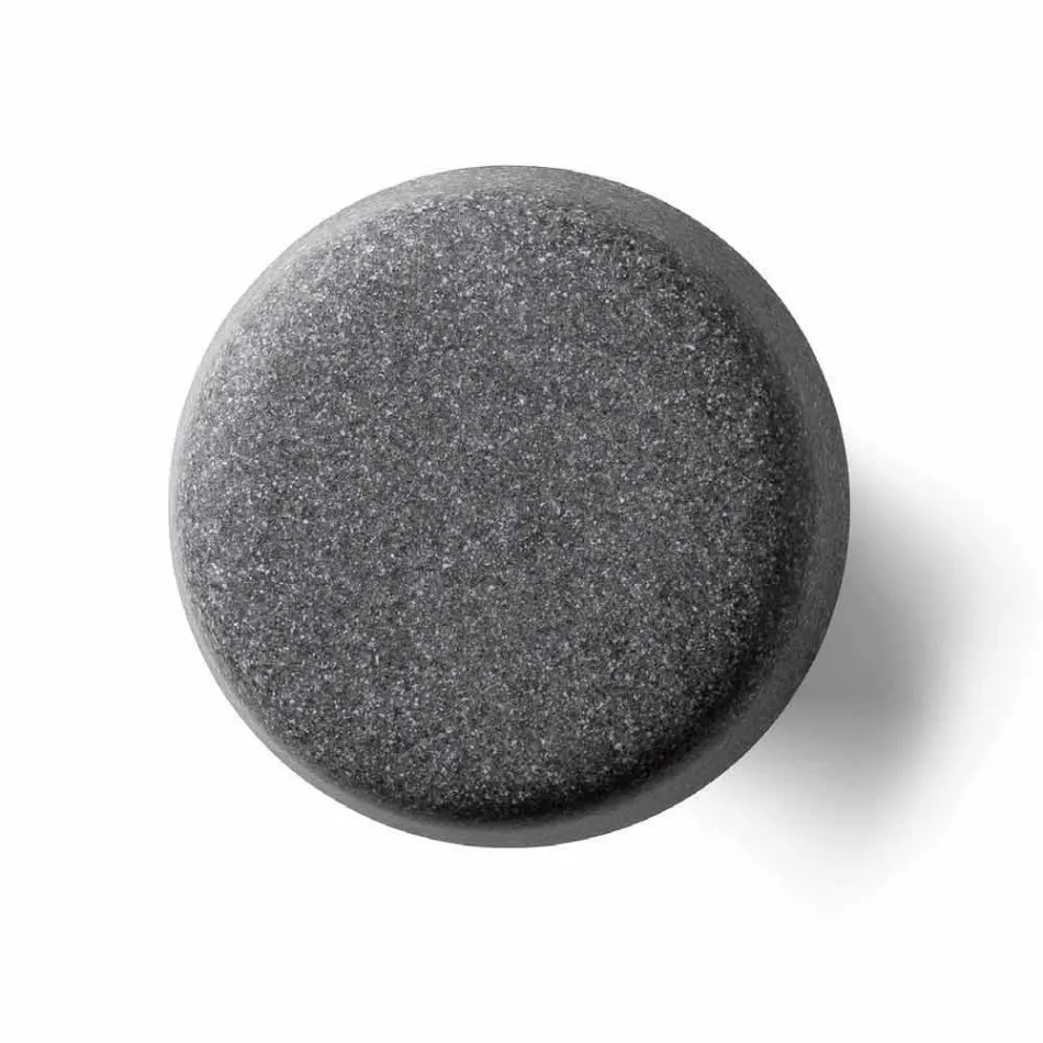 High Round Outdoor Coffee Table in Polyethylene and HPL Made in Italy - Desmond Viadurini