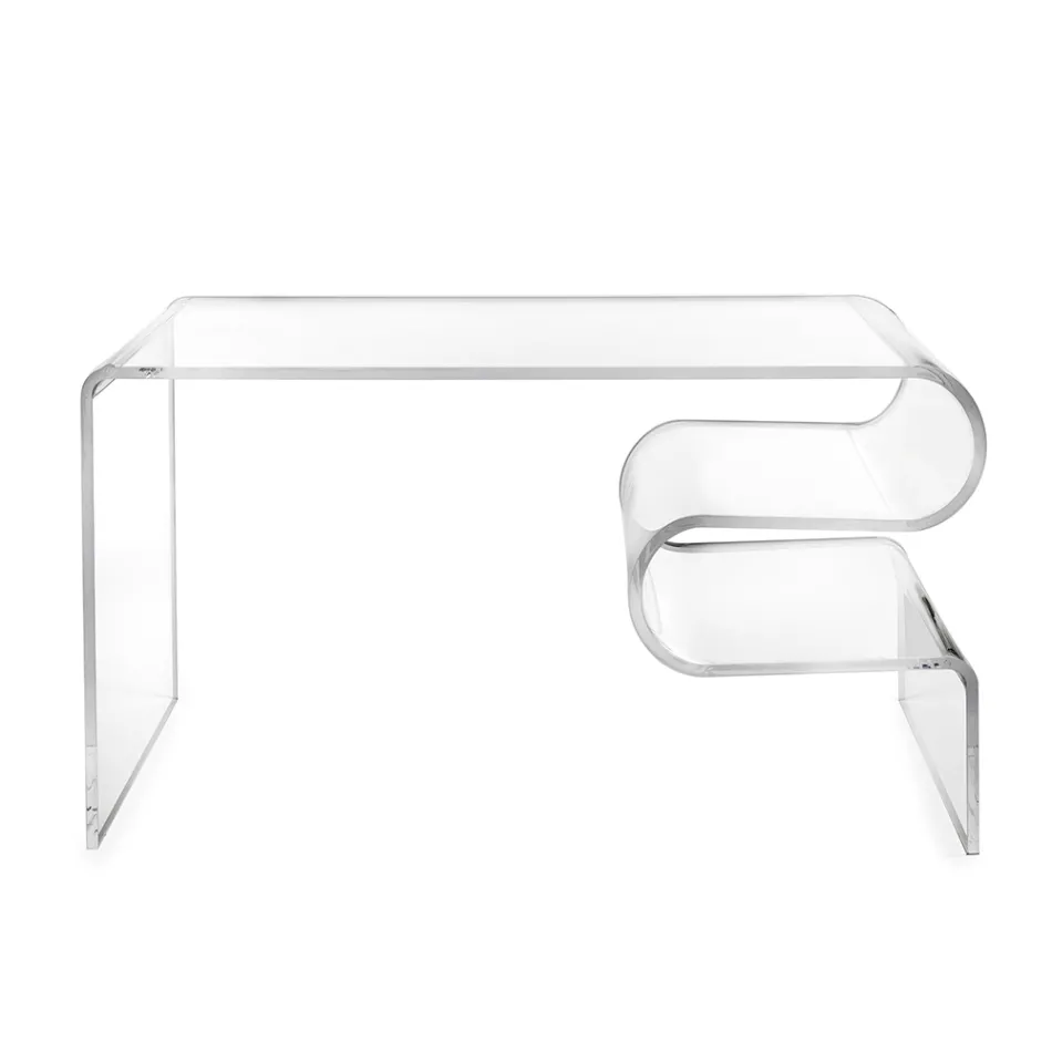 Dennis Transparent Plexiglass Coffee Table Made in Italy Viadurini