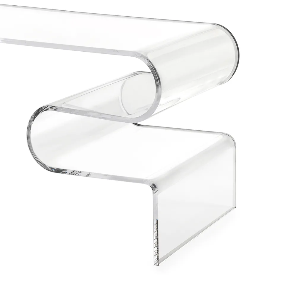 Dennis Transparent Plexiglass Coffee Table Made in Italy Viadurini