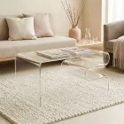 Dennis Transparent Plexiglass Coffee Table Made in Italy Viadurini