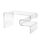 Dennis Transparent Plexiglass Coffee Table Made in Italy Viadurini
