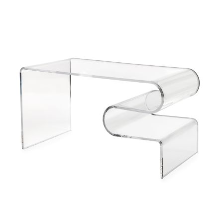 Dennis Transparent Plexiglass Coffee Table Made in Italy Viadurini