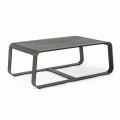 Outdoor Low Table in White or Anthracite Painted Aluminum - Aniello